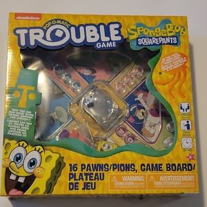Nickelodeon SpongeBob SquarePants Pop-O-Matic Game - Yellow and Blue